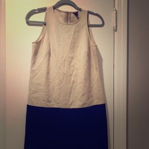 Tan & Black Mini Dress